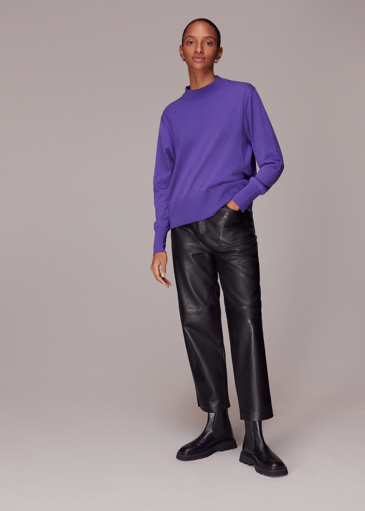 Mae High Neck Sweater